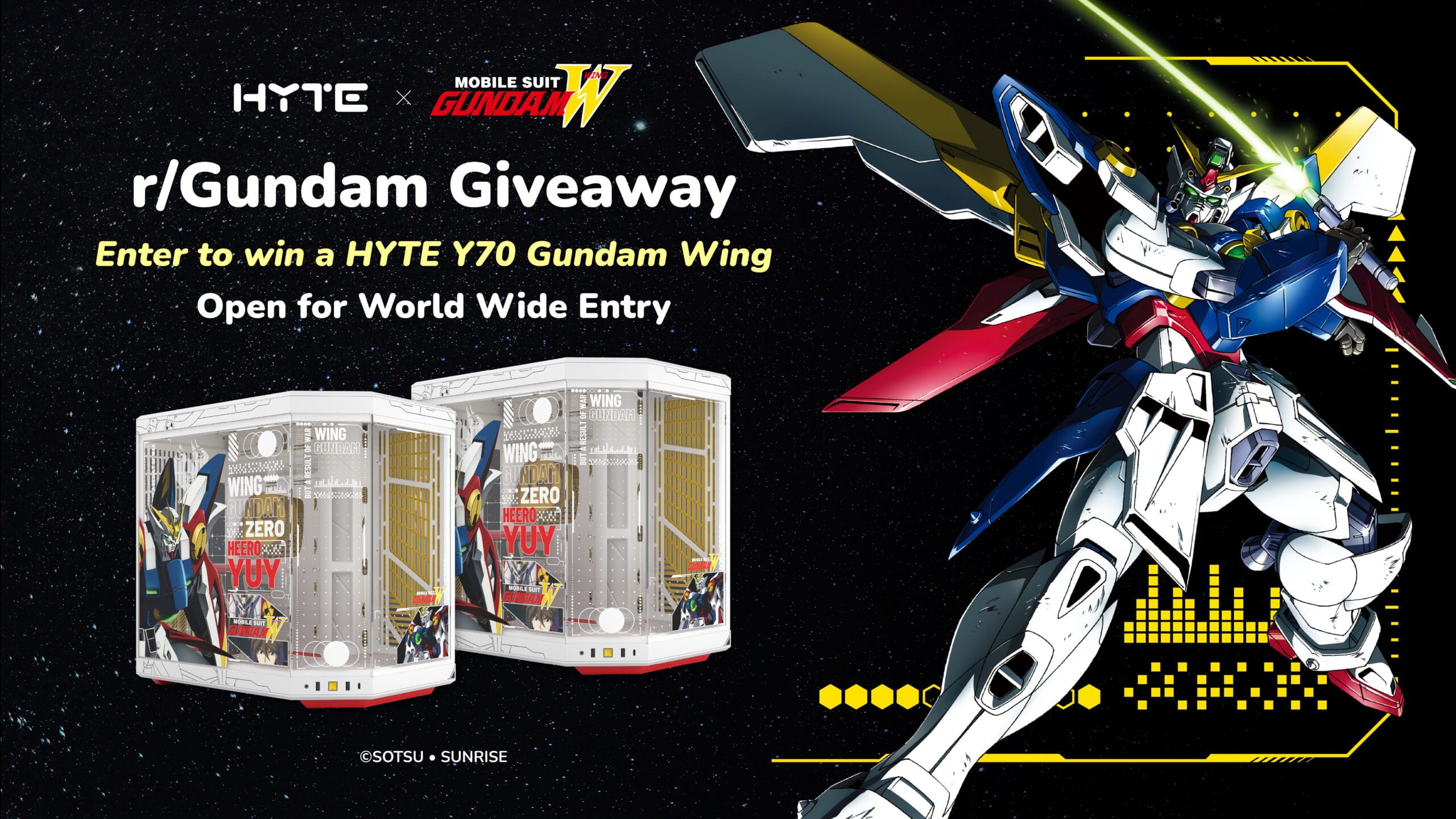 HYTE X R/Gundam Y70 Giveaway!