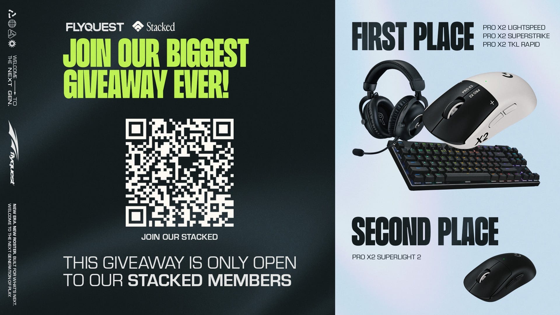 FlyQuest X Stacked Giveaway - Logitech G Giveaway