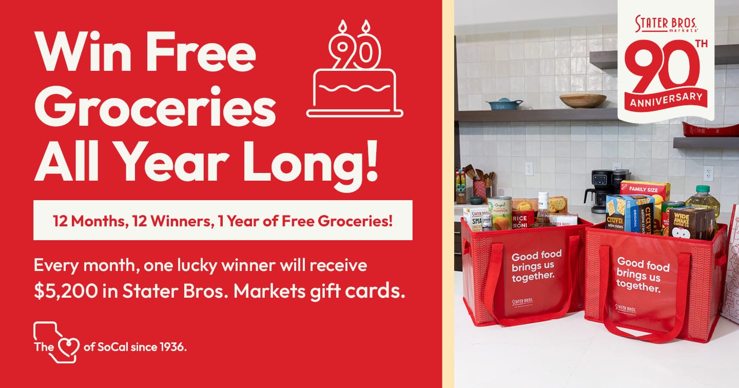 Win Free Groceries All Year Long!