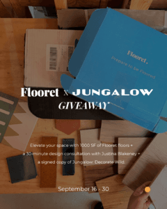 Flooret X Jungalow Giveaway