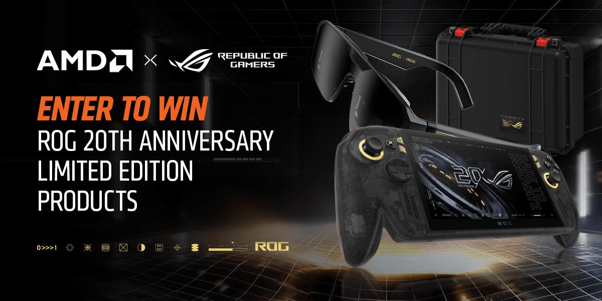 AMD X ROG 20th Anniversary Sweepstakes #1