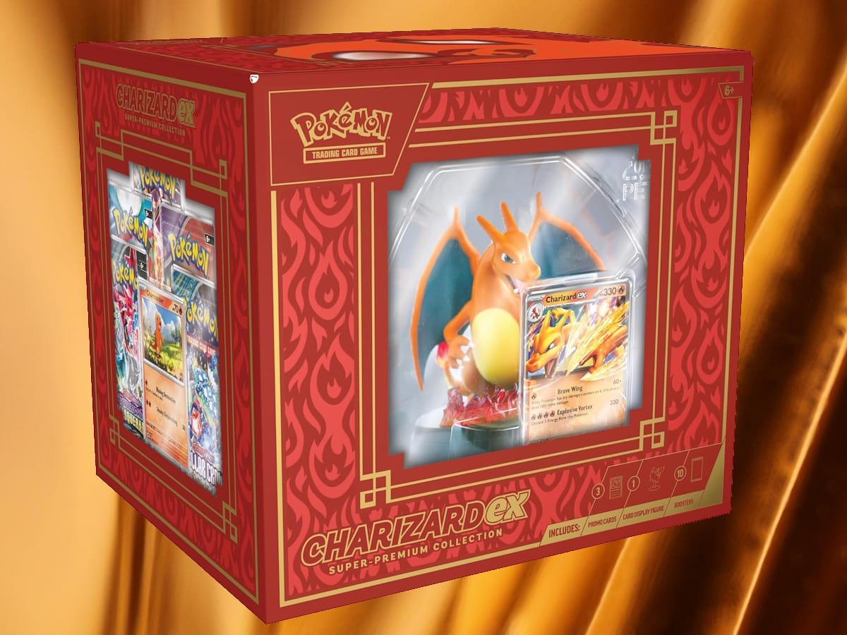 WIN A Pokemon TCG Charizard Ex Super Premium Collection Valued At $333