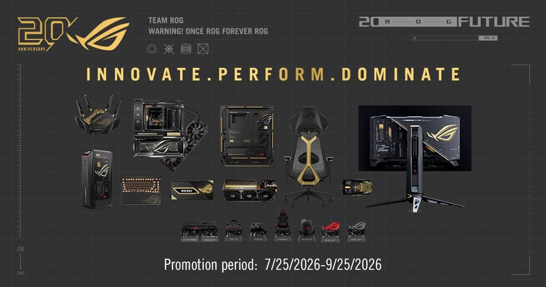 ROG 20th Anniversary - Gleam Giveaway
