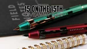 Welcome to Pen Chalet’s 15 On The 15th Giveaway Day!