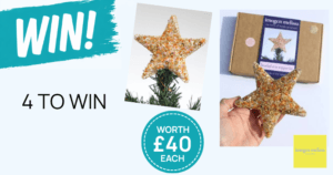 Four Lucky Winners Will Each Receive A Beaded Felt Star Tree Topper Kit