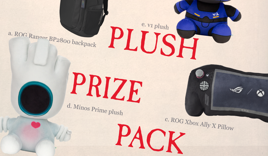 NB X ROG PLUSH PRIZE PACK