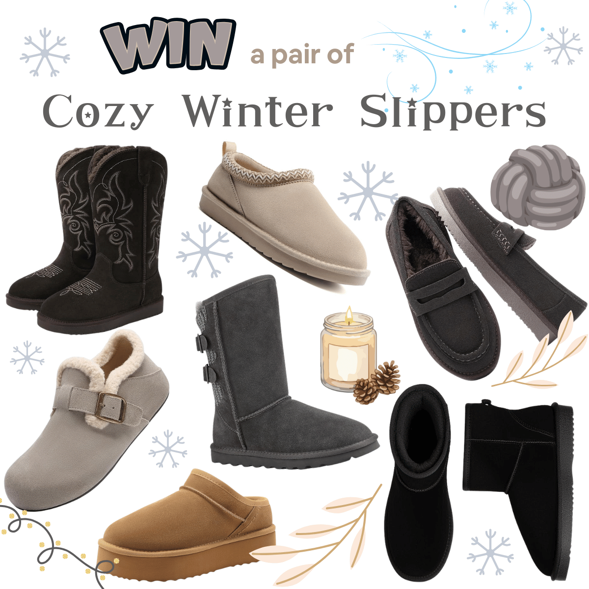 Win A Pair Of DREAM PAIRS Winter Slippers