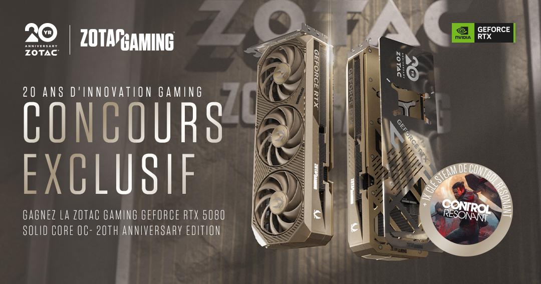 Win a ZOTAC GeForce RTX 5080 GPU