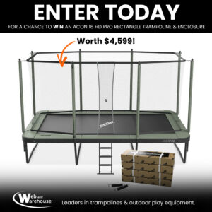 WIN An ACON 16 HD PRO Rectangle Trampoline And Enclosure