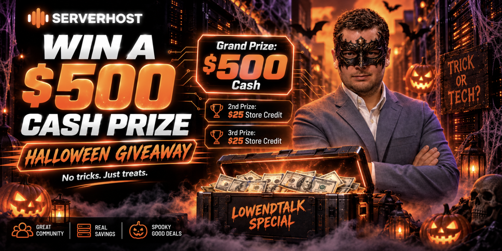 ServerHost's Halloween 2026 Giveaway!