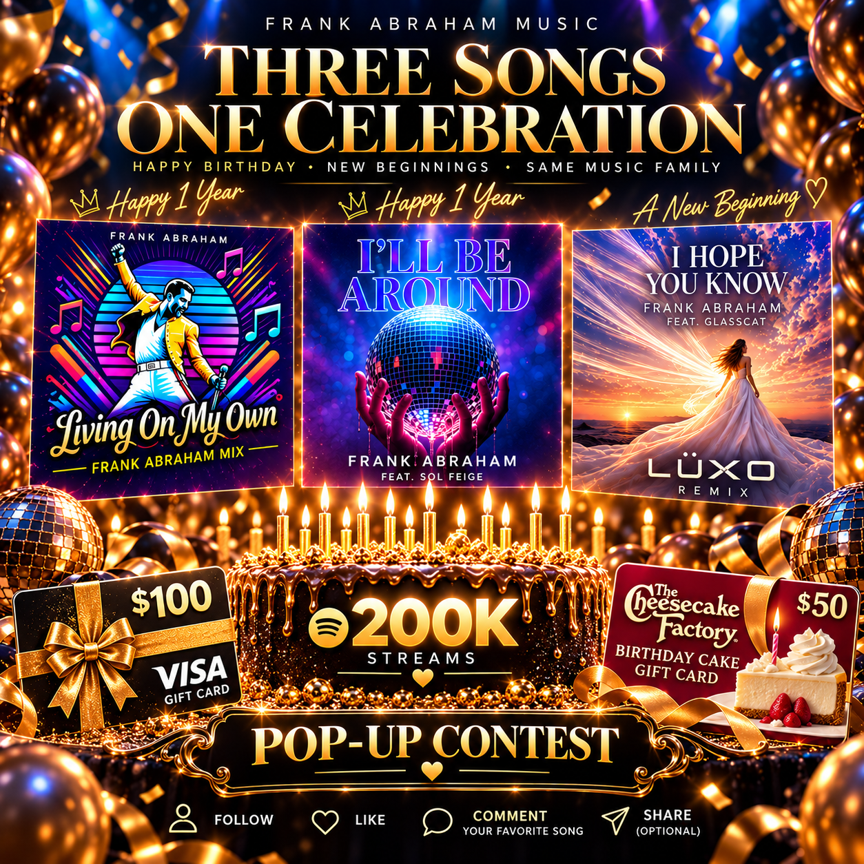 Frank Abraham Music - Happy Birthday Celebration Contest
