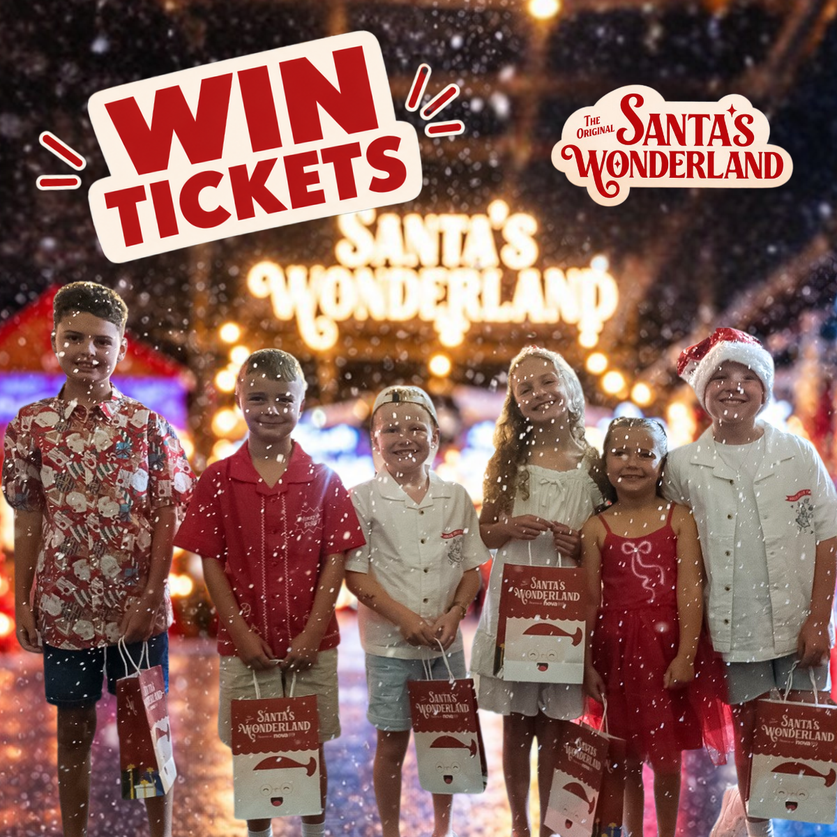WIN A Family Pass (5 Tickets) to Santa's Wonderland