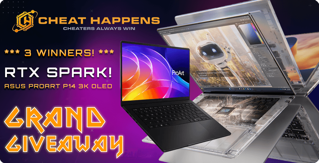 Cheat Happens Presents: RTX SPARK LAPTOP Giveaway!