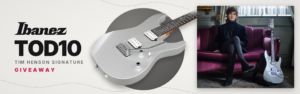 WIN An Ibanez TOD10 Tim Henson Signature Guitar In Classic Silver!