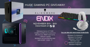 Endix 🫰 Alienware GAMING PC 🎮🖥️ GIVEAWAY