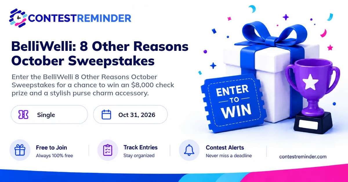 Winnig Check Win an $8,000 check prize reward